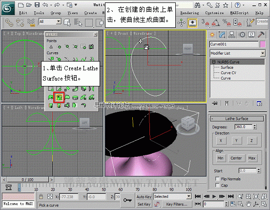 3D MAXʹNURBSo؝xģ