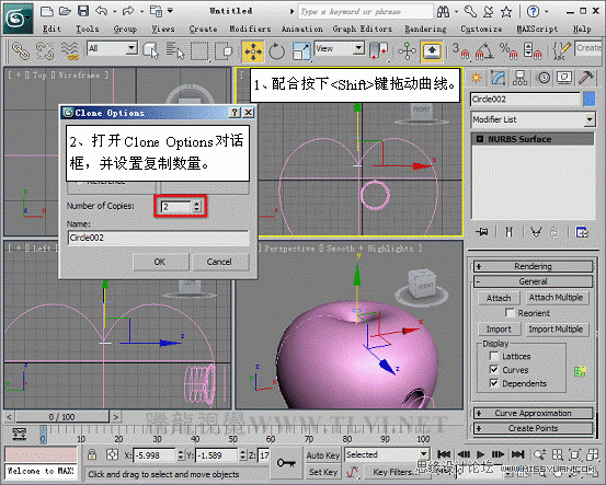 3D MAXʹNURBSo؝x(chng)ģ