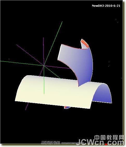 AutoCAD三維教程:南非世界杯足球的畫法及渲染