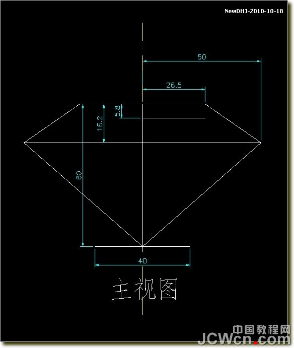 AutoCAD建模教程:繪制八心八箭的鉆石