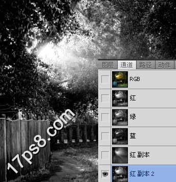 Photoshop為照片添加陽光照射效果