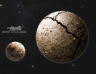 Photoshop制作發(fā)光效果的星空壁紙