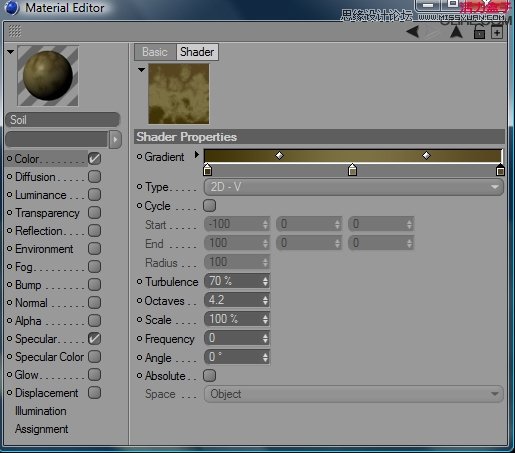 Cinema 4D 繪制3D草坪