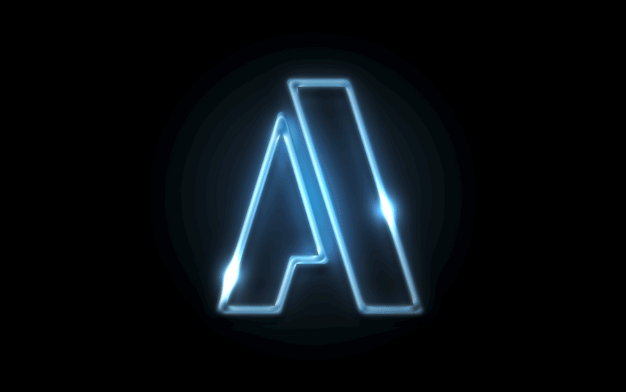 Photoshop制作滑動效果的霓虹字動畫教程