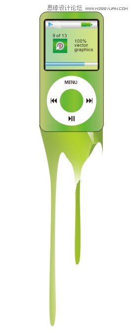 Coreldraw利用不同的顏色表現產品節奏感