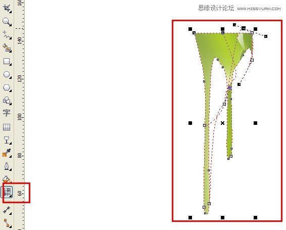 Coreldraw利用不同的顏色表現產品節奏感