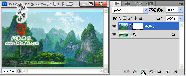 PhotoshopϳɽkɽˮٲӮЧ