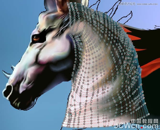 CorelDRAW巧用網(wǎng)格工具繪制惡魔谷插畫