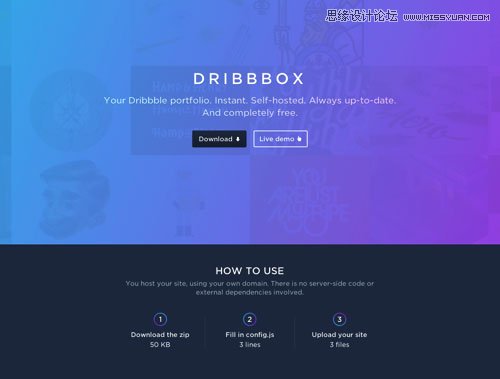 ƯDribbbleƷչʾģd