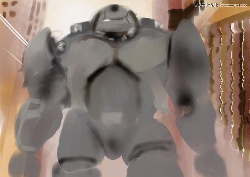Photoshop結(jié)合PT簡單繪制機器人效果圖