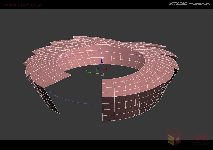 3DMAX詳解如何建造魚鱗狀建筑模型