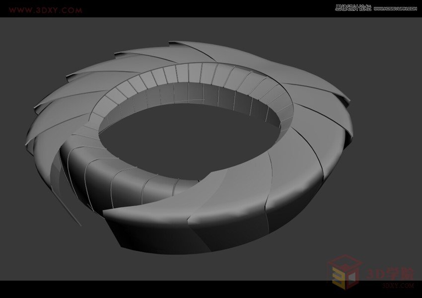 3DMAX詳解如何建造魚鱗狀建筑模型