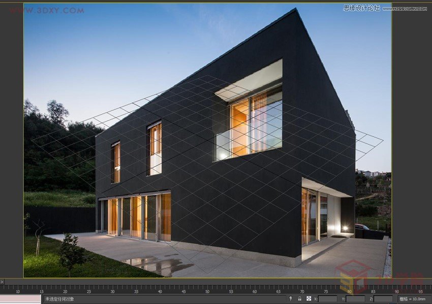 3DMAX巧用透視匹配給照片建模