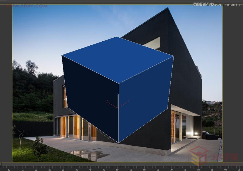 3DMAX巧用透視匹配給照片建模