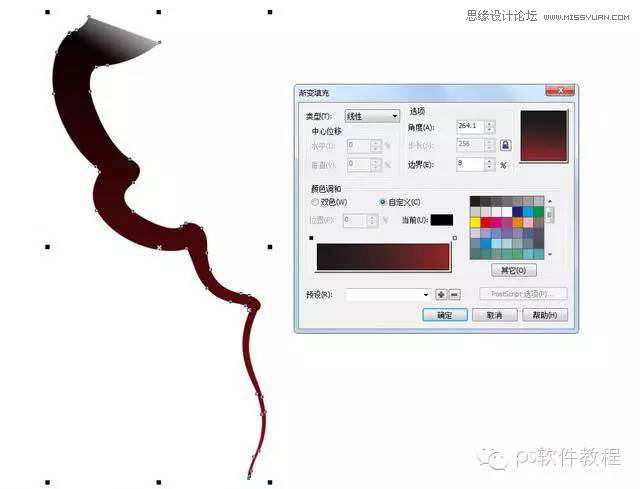 CorelDraw繪制逼真的中國(guó)風(fēng)梅花圖教程