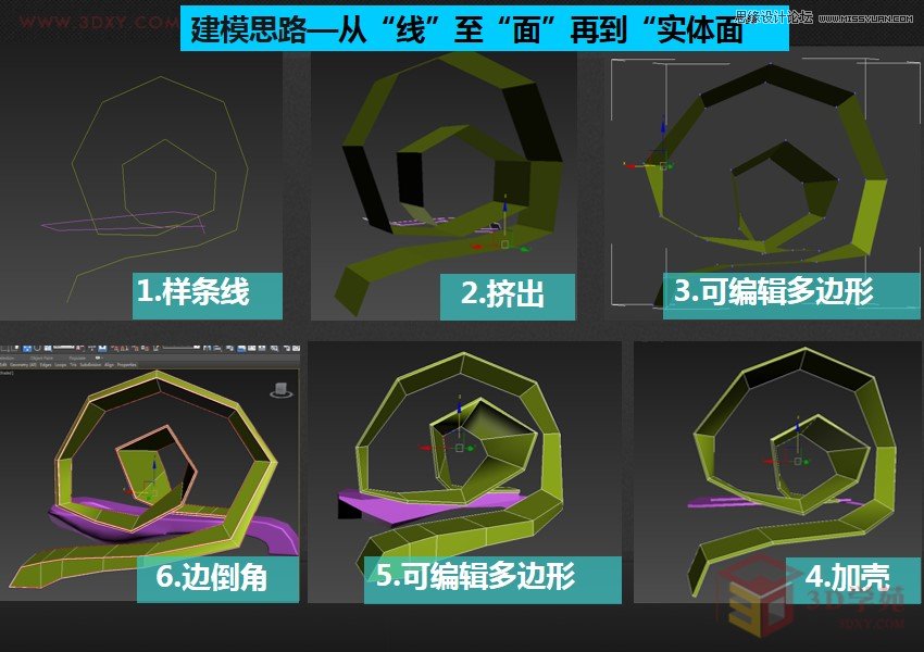 3ds MAX3分鐘快速制作曲面展臺建模