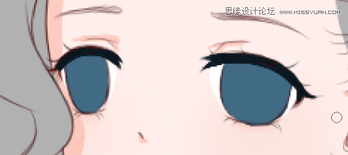 Photoshop繪制可愛風格的美女Q版頭像