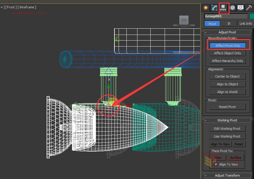 3DSMAX使用注視控制器綁定燈光特效