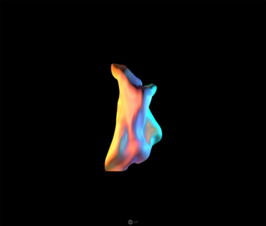 C4D制作立體元素組成的抽象海報教程