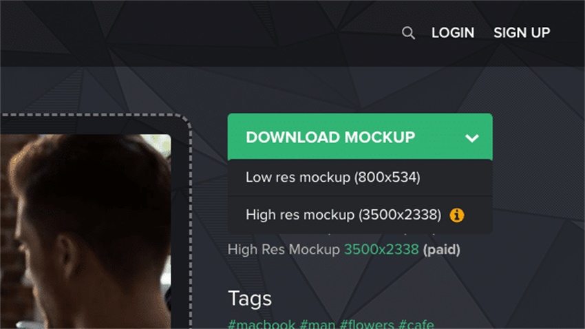 ɫϼھmockupWվ