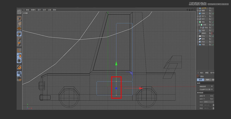 C4D制作逼真的樂高小汽車建模教程