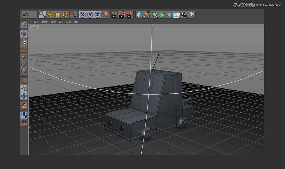 C4D制作逼真的樂高小汽車建模教程