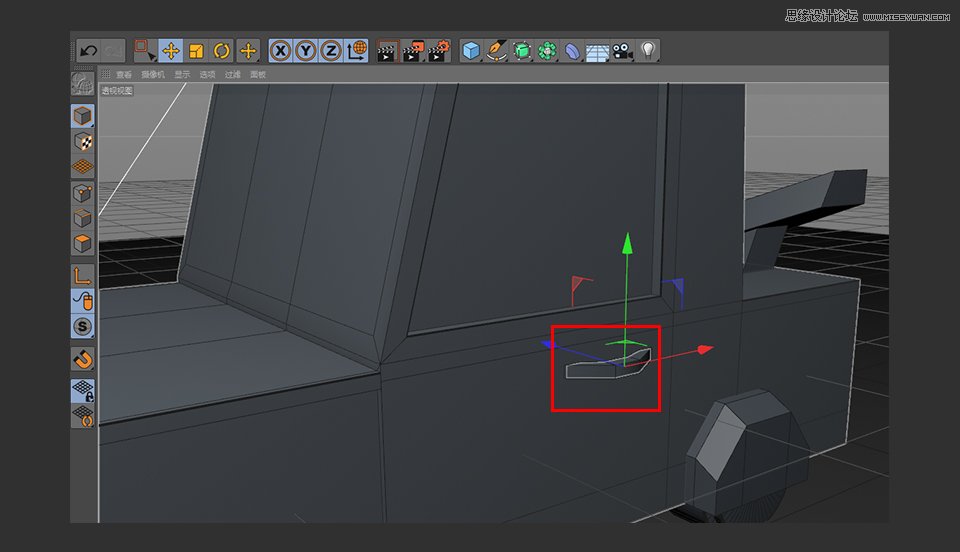 C4D制作逼真的樂高小汽車建模教程