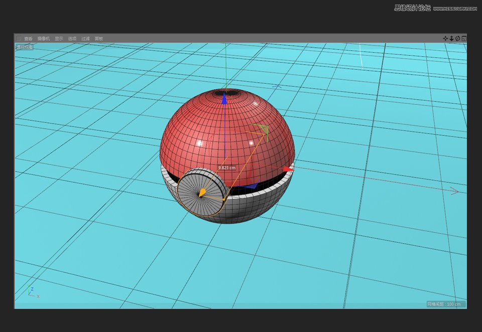 C4D制作圓形的寵物小精靈建模教程