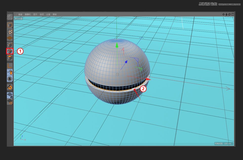 C4D制作圓形的寵物小精靈建模教程