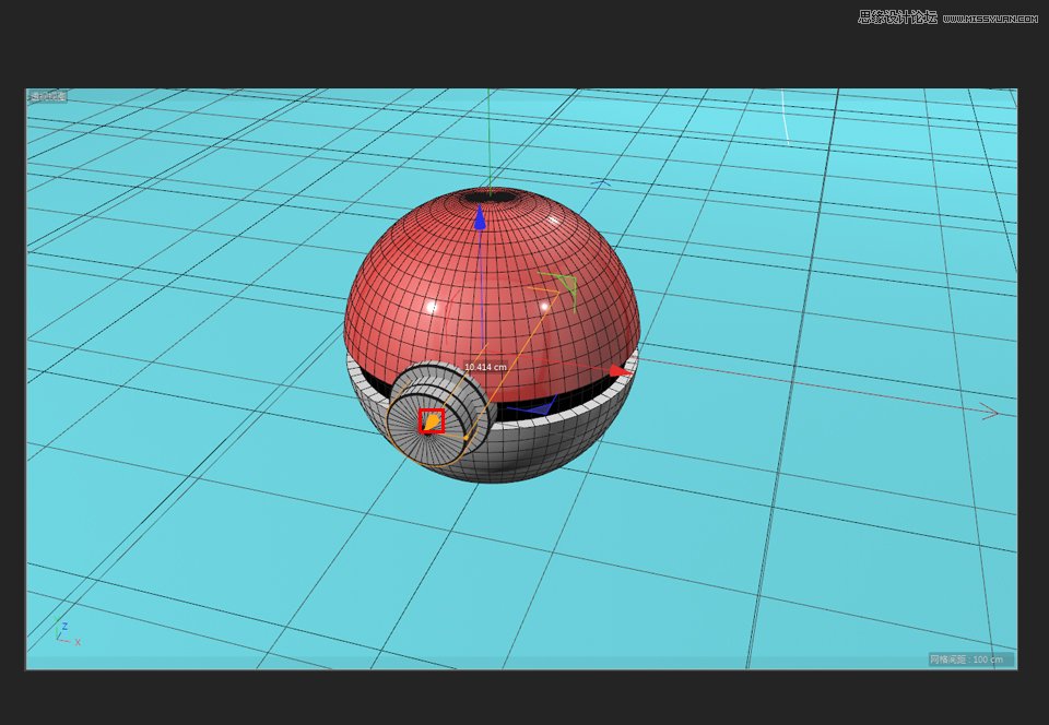C4D制作圓形的寵物小精靈建模教程