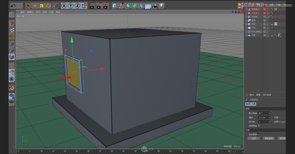 C4DͨL(fng)ı꽨ģ̳