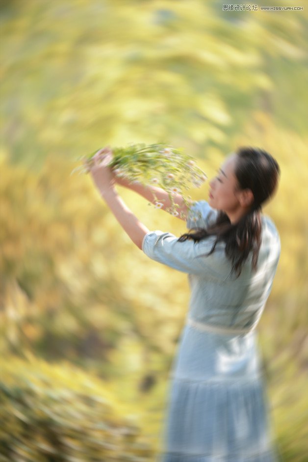 Photoshop調(diào)出外景人像暖黃色藝術(shù)效果
