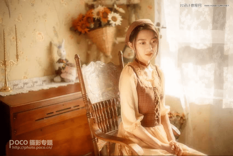 Photoshop結合LR調出人像復古藝術效果