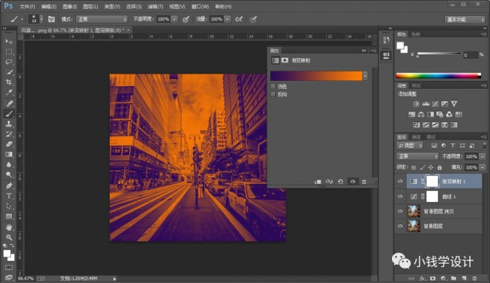 Photoshop制作復(fù)古風(fēng)格的城市街道