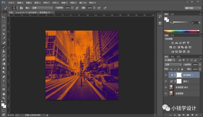 Photoshop制作復(fù)古風(fēng)格的城市街道